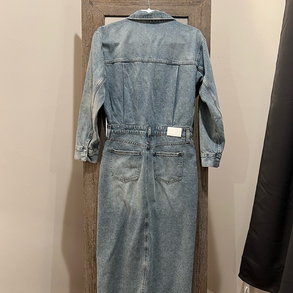 Pistola Amira Denim Dress with Front Slit - Picture 5 of 10